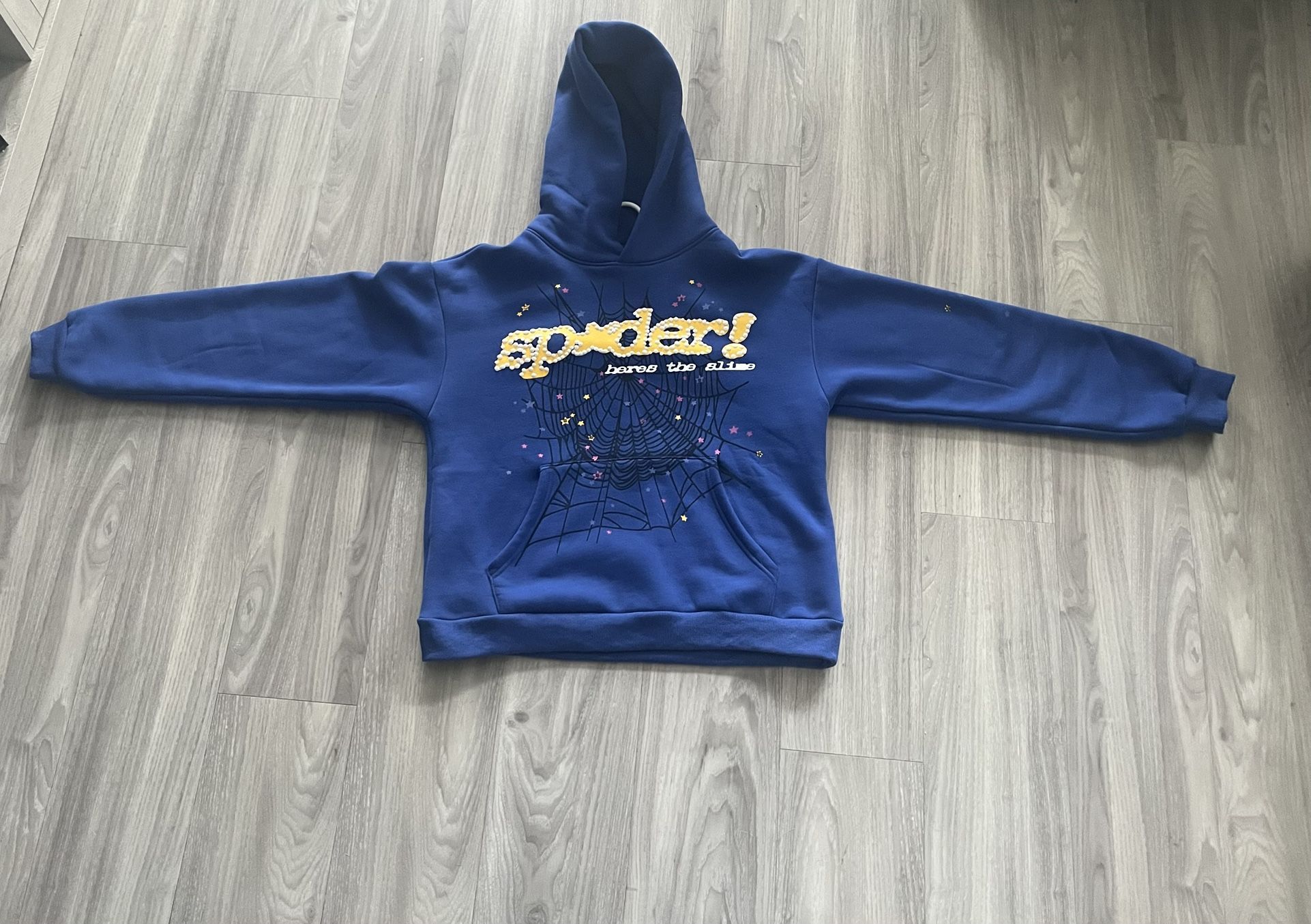 Sp5der TC Blue Hoodie