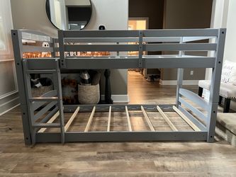 Twin Bunk Beds with LED Smart Lights