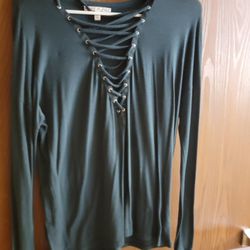 Woman's Expresss Green Top