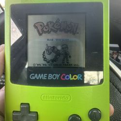 Nintendo Game Boy Color Kiwi Lime Green Handheld 