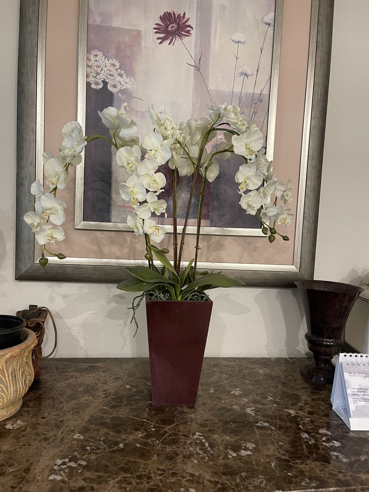 fake orquídea plant
