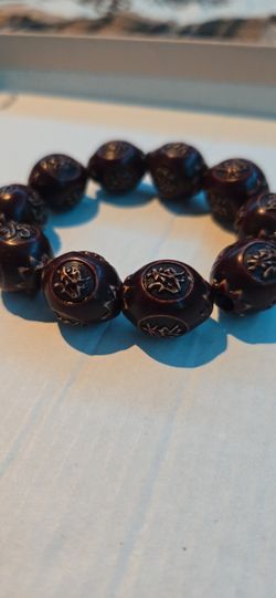 Chinese Red Dragon Beaded Bracelet 