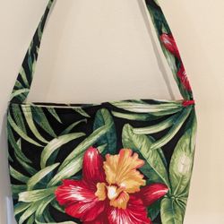 Handmade Floral Print Purse 
