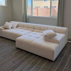 Boucle Modern Sofa Sectional 🔥buy Now pay Later 