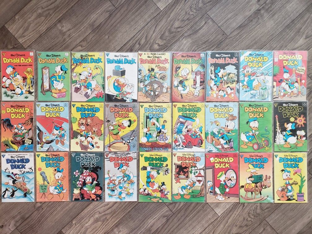 Donald Duck Gladstone Comic Books