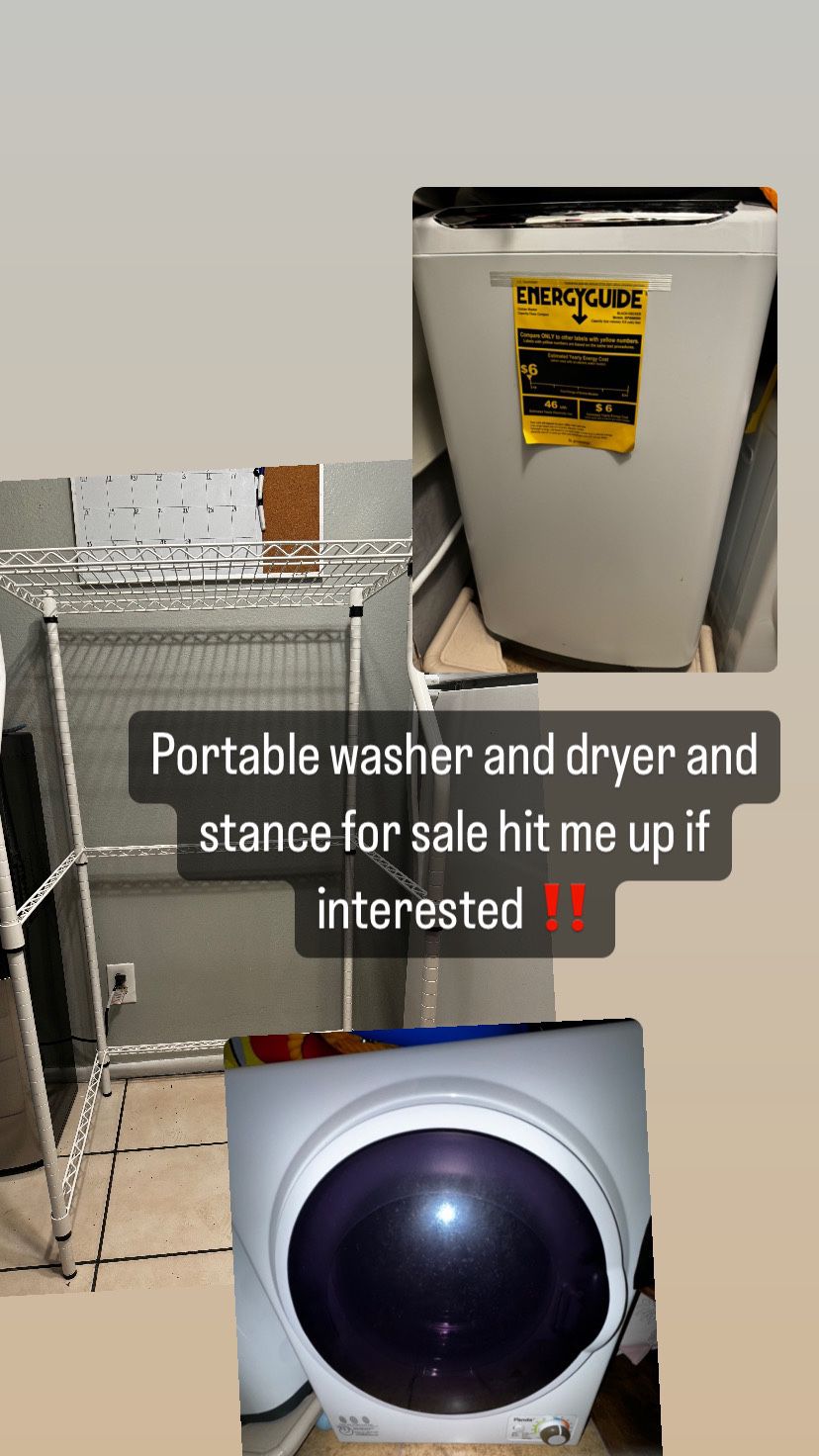 Washer and Dryer Portable 