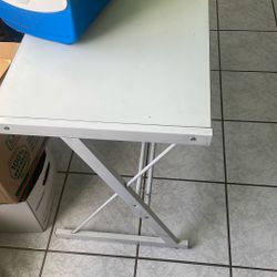 Glass Top Metal Frame Table