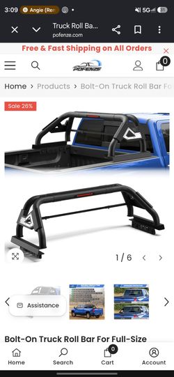 Truck Bed Roll Bar