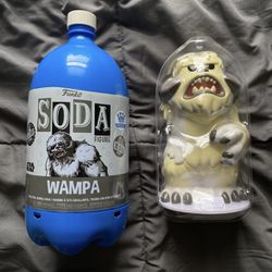 Star Wars Injured Wampa Rare Funko Pop With Soda