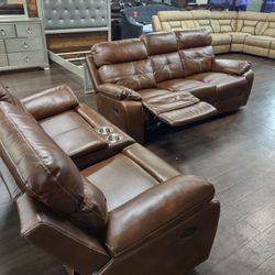 New Recliner Sofa And Loveseat