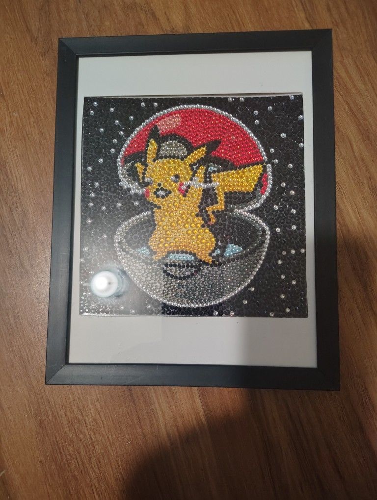 Pikachu Diamond Painting Pic.