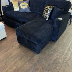 Black Sectional 