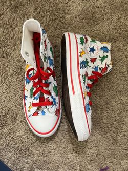 New! ⭐️ Converse All Star high-tops dinosaur print - size 3 (kids)
