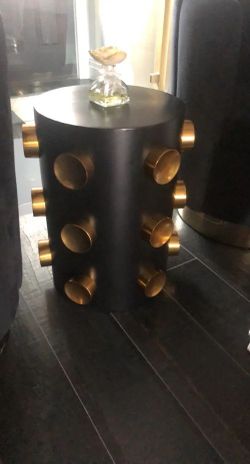 Tov Furniture Rockstar Modern Cylindrical Coffee Table And End Table