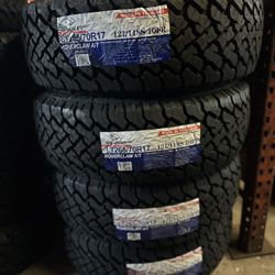 LT265/70R17 ATLANDER AT A SET OF FOUR NEW TIRES