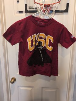 USC kids Champion Darth Vader T-shirt, size 6-7
