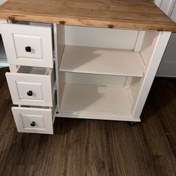 MOVING SALE !! Rolling Kitchen Island .