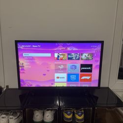 32” Sharp Roku TV – Works Great, Built-In Streaming