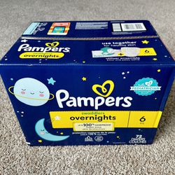 Pampers Overnights - 72 count - Size 6