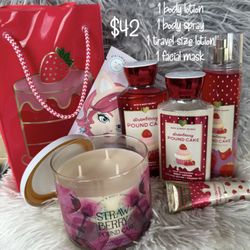 Strawberry Pound Cake Bath&body Works