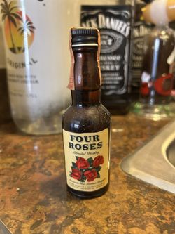 Vintage Four Roses Mini Bottle