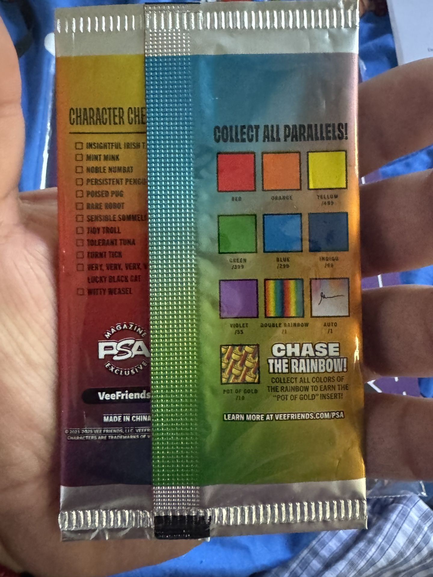 PSA Veefriends Magazine And Sealed Super Stickers