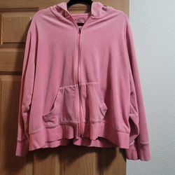 Pink 3x Zip Up Jacket