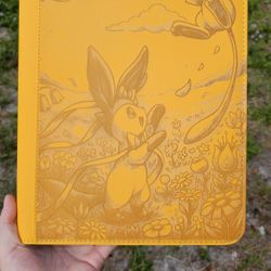 Sylveon Mew Custom Laser Engraved Binder 