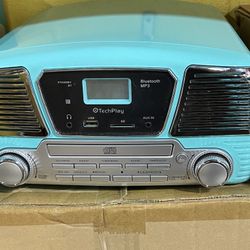 Techplay  Mp3 Cd Player Turntable 
