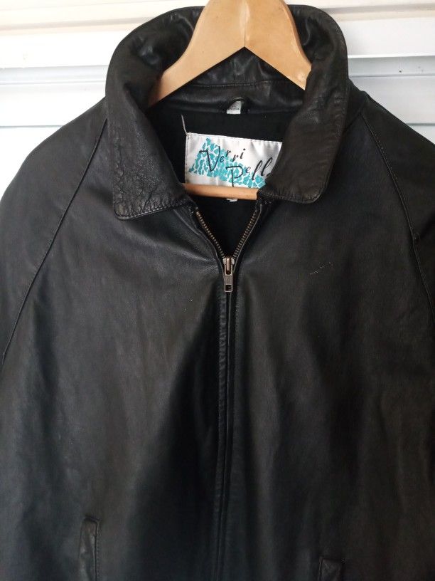 Vintage Verri Pelle By M. Julian,  Flyers Leather Jacket S