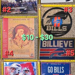 Buffalo Bills Football And Cowboy Wall Art