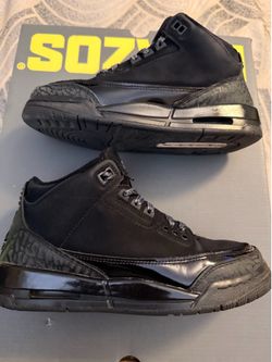 Air Jordan 3’s Black Cats size 5.5y