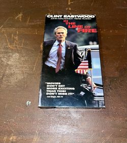 In The Line Of Fire Vhs Tape