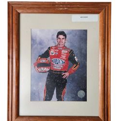 Jeff Gordon Real Photos Framed Vtg Nascar 11x14