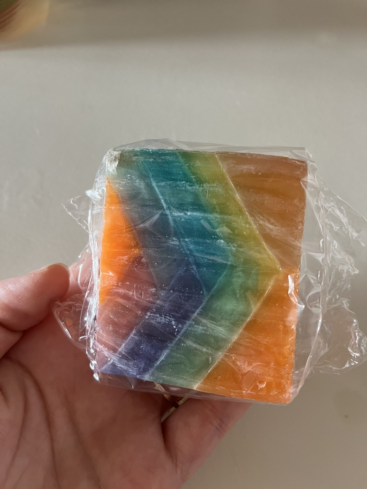 pride rainbow soap