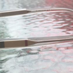 Burberry eyeglass Frames B2223 Black & Clear Mens Made In Italy Never Used 