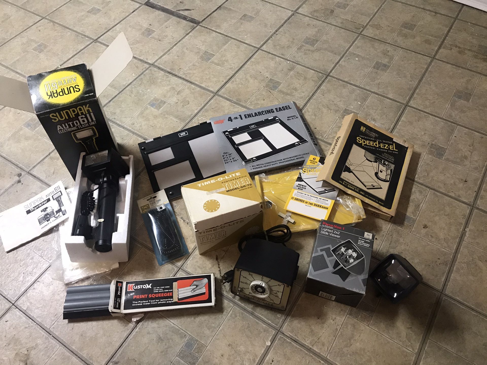 Photography equipment. Vintage