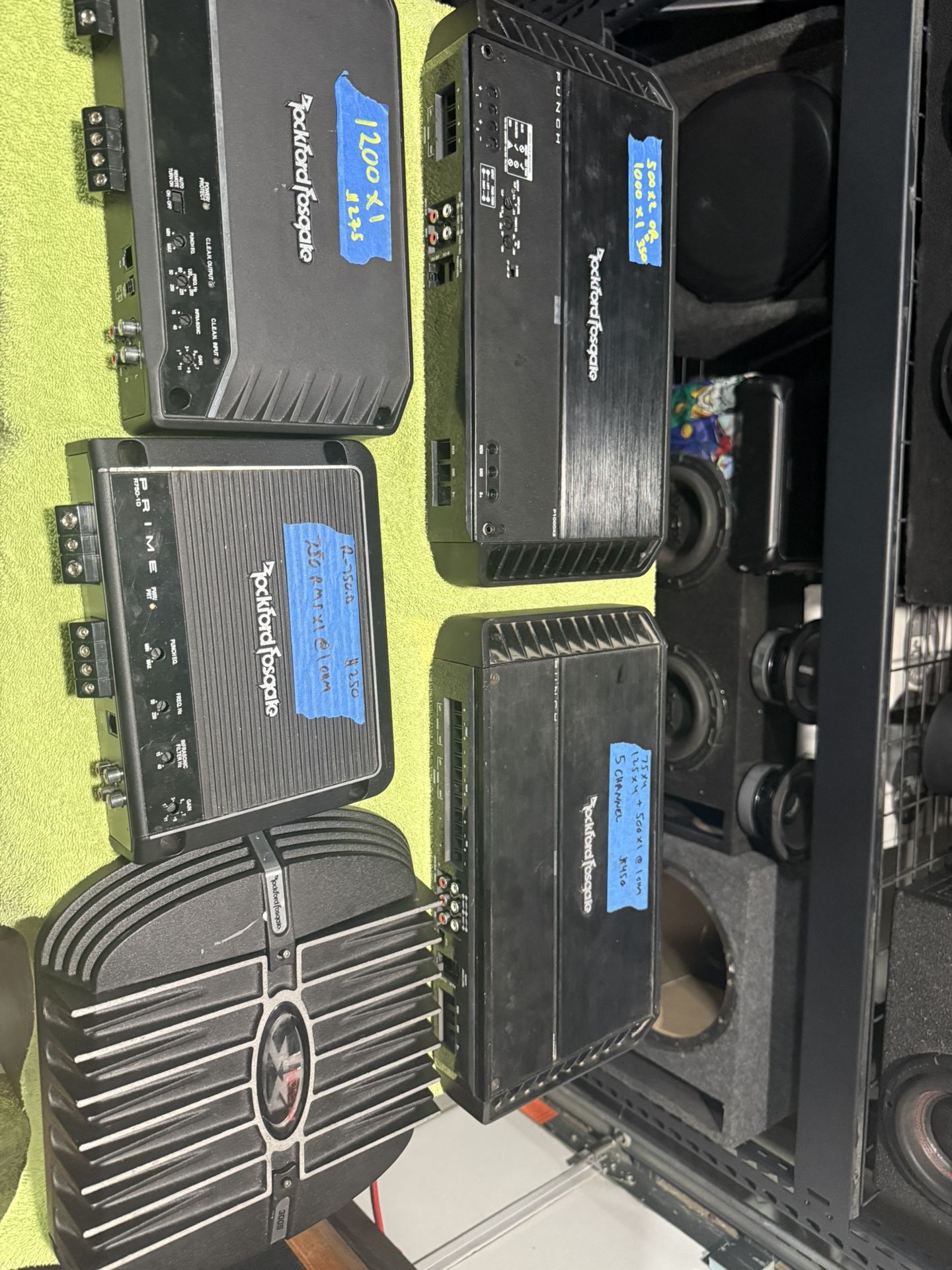 Fosgate Amps. All Tested And Verified Working 