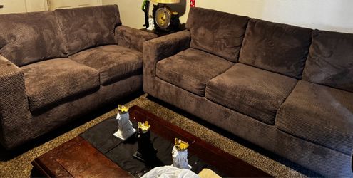 Grey couches