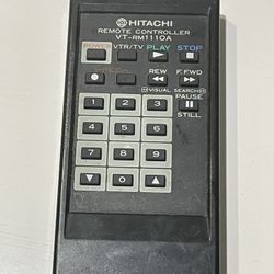 HITACHI VT-RM1110A REMOTE CONTROL - Cleaned and Tested