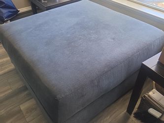 Large Square Upholstered Ottoman