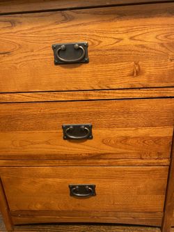 Solid Oak Dresser