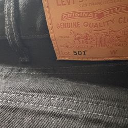 $35each  Levi’s 501 48x30.   One Black & One Washed Blue