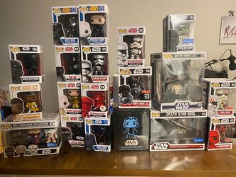 Starwars funko pop lot