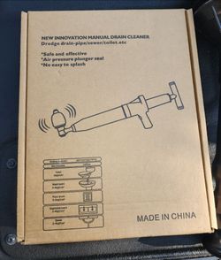 Brand New Drain Gun, Two Drain Cables