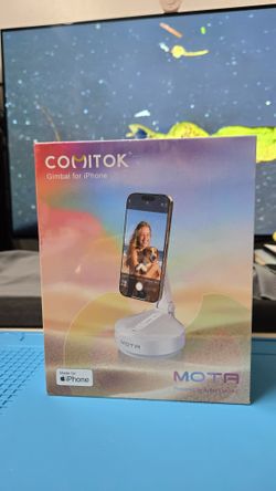 COMITOK Magnetic Auto Face Tracking Stand MOTA Tripod with Remote Controller for iPhone Follows Your Movement Hands-Free Video Recording 