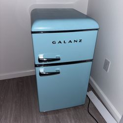 Retro mini Fridge, GALANZ mini Fridge 