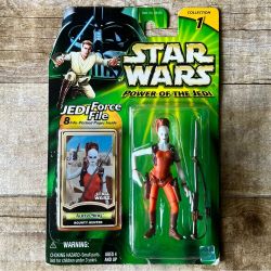 Star Wars Power of the Jedi Aurra Sing Bounty Hunter Figure Hasbro 84(contact info removed)