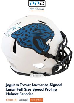 Jaguars Trevor Lawrence Signed Helmet