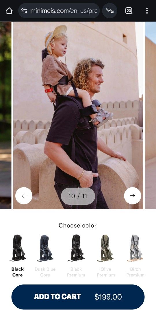 Minimeis Sholder Carrier Babies And Toddlers
